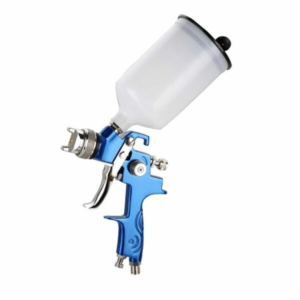 W500ml bottles feed cap gravity all type hvlp 2.5 mm resin spray gun with chopper roving - Image 2