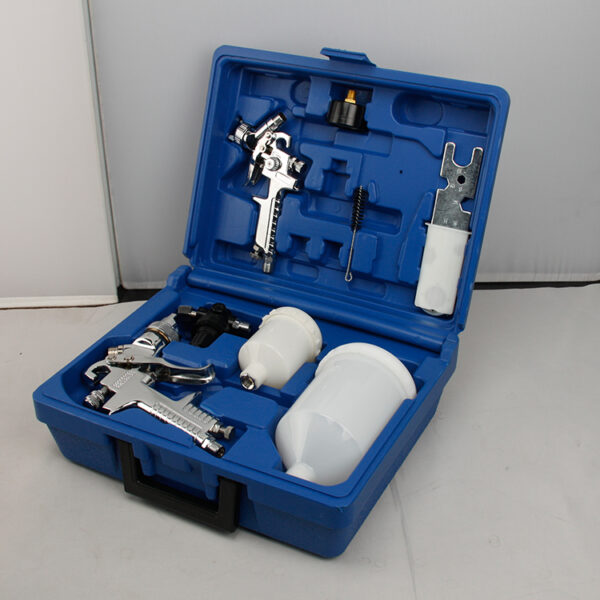 7Pcs paint spray gun kits with regulator spanner brush - Image 6