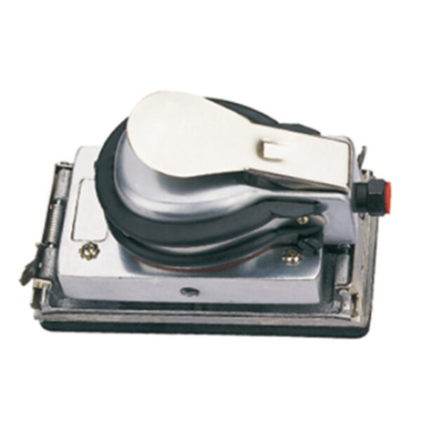 Orbital air square sander make fast work of smoothing fiberglass wood and body filler